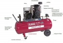 ELMAG Kompressor Profi-Line 840/10/200 D