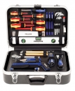 Projahn 1/4 + 1/2 proficraft Elektro-Werkzeug-Koffer, 128-tlg.