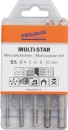 Projahn MULTI-STAR Mehrzweckbohrer Set 4-5-6-8-10mm 5-tlg.