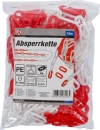 BGS Diy Absperrkette rot/wei 4 Karabiner Kunststoff 7,5 m
