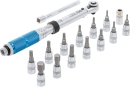 BGS 1/4 Drehmomentschlssel-Satz 3-24Nm Innensechskant/Torx 16-tlg.