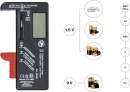 BGS Diy Digitaler Batterie-Tester 1,5 V / 9 V