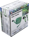 BGS Diy Wasserschlauch Textil flexibel mit Garten-Handbrause mit 7 Funktionen 7,5-22m