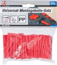 BGS Diy Universal-Montagekeile-Satz Kunststoff 20-tlg.