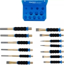 BGS Splintentreiber-/ K�rner-/ Flachmei�el-Satz mit Handschutz 13-tlg.