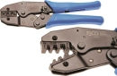 BGS Kabelschuhzange mit Ratschenfunktion f�r unisolierte Kabelschuhe 0,5-6 mm�