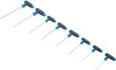 BGS T-Griff-Schl�ssel-Satz Innensechskant 2-10 mm 8-tlg.