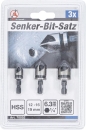 BGS Diy Senker-Bit-Satz 1/4  HSS 12 - 16 - 19 mm | 3-tlg.