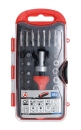 BGS Diy Bit-/Steckschl�ssel-Einsatz-Satz mit Ratschen-Drehgriff f�r Bits, umschaltbar 30-tlg.