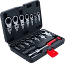 BGS Diy Einsteck-Ratschenring-Schl�ssel- und Bit-Satz 6-20 mm 27-tlg.