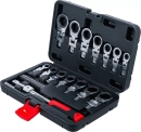 BGS Diy Einsteck-Ratschenring-Schl�ssel- und Bit-Satz 6-20 mm 27-tlg.