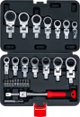 BGS Diy Einsteck-Ratschenring-Schl�ssel- und Bit-Satz 6-20 mm 27-tlg.