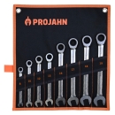 Projahn GearTech Klassik Schl�ssel Satz Rolltasche 8tlg 8-10-12-13-16-17-18-19mm